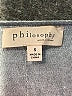 Philosophy Republic Clothing Gray Pullover Sweater Size S - photo 7