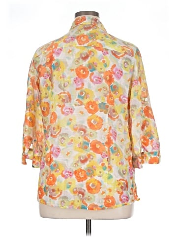 Coldwater Creek 3/4 Sleeve Button-Down Shirt (view 2)