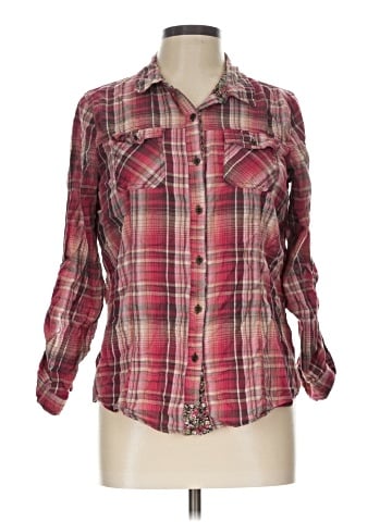 DressBarn Long Sleeve Button-Down Shirt (view 1)