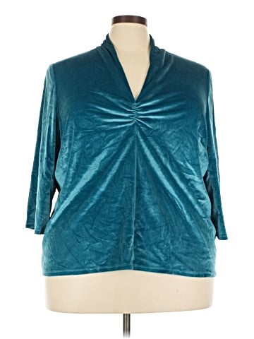 Norm Thompson 3/4 Sleeve Top (view 1)