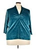 Norm Thompson Teal 3/4 Sleeve Top Size 3X - photo 1