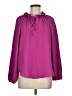 Harper 100% Polyester Purple Long Sleeve Blouse Size M - photo 1