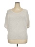 Lane Bryant Chevron-herringbone Silver Pullover Sweater Size 22 - 24 Plus - photo 1