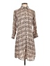 CAbi 100% Polyester Print Tan Casual Dress Size XS - photo 1