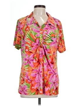 Susan Graver Short Sleeve Polo