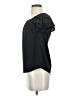 Naked Zebra Black Short Sleeve Blouse Size S - photo 5