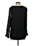 Left Coast by Dolan Polka Dots Black Long Sleeve Blouse Size XS - photo 2