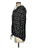 Left Coast by Dolan Polka Dots Black Long Sleeve Blouse Size XS - photo 5