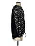 Left Coast by Dolan Polka Dots Black Long Sleeve Blouse Size XS - photo 4