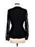 Perseption Concept Black Long Sleeve Blouse Size M - photo 2
