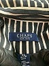 Chaps 100% Cotton Stripes Black Jacket Size XL - photo 6