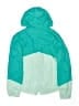 Columbia 100% Nylon Color Block Teal Track Jacket Size 14 - 16 - photo 2