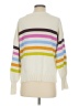 Lands' End 100% Baumwolle Stripes Ivory Pullover Sweater Size S - photo 2