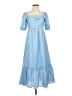 Altar'd State 100% Polyester Blue Casual Dress Size S - photo 1
