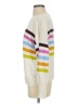Lands' End 100% Baumwolle Stripes Ivory Pullover Sweater Size S - photo 5