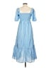 Altar'd State 100% Polyester Blue Casual Dress Size S - photo 2