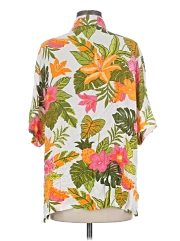 P.J. Salvage 3/4 Sleeve Button-Down Shirt (view 2)