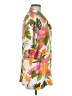 P.J. Salvage Tropical White 3/4 Sleeve Button-Down Shirt Size M - photo 4