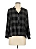Michael Stars Black Long Sleeve Blouse Size Med (1) - photo 1