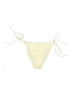 Lovers + Friends Solid Ivory Swimsuit Bottoms Size L - photo 1