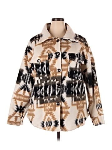 Elan Faux Fur Jacket (view 1)