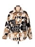 Elan Print Ivory Faux Fur Jacket Size XL - photo 1