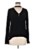 Sanctuary Black Long Sleeve Blouse Size M - photo 1