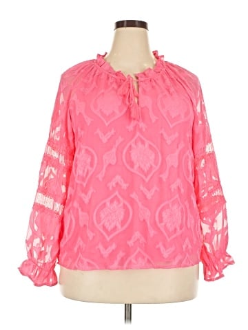 Belle By Kim Gravel 3/4 Sleeve Blouse (view 1)