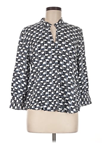 Nic + Zoe 3/4 Sleeve Button-Down Shirt (view 1)