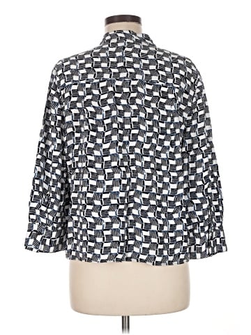Nic + Zoe 3/4 Sleeve Button-Down Shirt (view 2)