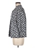 Nic + Zoe Houndstooth Blue 3/4 Sleeve Button-Down Shirt Size M - photo 5