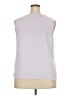 Nine West 100% Polyester White Sleeveless Blouse Size XXL - photo 2