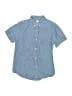 Crewcuts 100% Cotton Blue Short Sleeve Button-Down Shirt Size 12 - photo 1