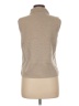 Max Mara 100% Wool Tan Sleeveless Button-Down Shirt Size M - photo 2