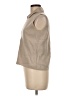 Max Mara 100% Wool Tan Sleeveless Button-Down Shirt Size M - photo 5