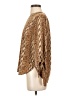 MICHAEL Michael Kors 100% Polyester Animal Print Tan Long Sleeve Blouse Size S - photo 5