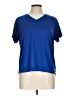 New Balance 100% Polyester Blue Active T-Shirt Size L - photo 1