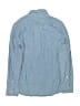 Crewcuts 100% Cotton Chevron-herringbone Blue Long Sleeve Button-Down Shirt Size 12 - photo 2