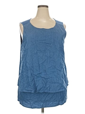 DG^2 by Diane Gilman Sleeveless Blouse (view 1)