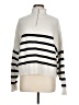 MNG Stripes Ivory Turtleneck Sweater Size M - photo 1