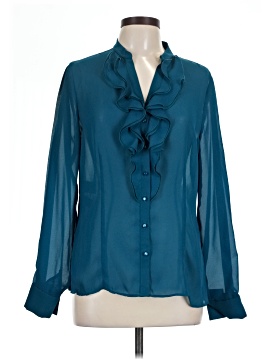 Ak Anne Klein Long Sleeve Blouse
