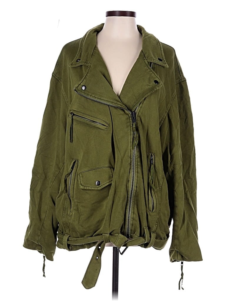 Pre-owned We The Free Jacket In Green
