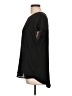 Pleione 100% Polyester Black Short Sleeve Top Size L - photo 5