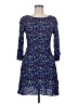 Unbranded 100% Polyester Floral Blue Casual Dress Size XXL (estimated) - photo 1
