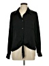 Ellen Tracy Black Long Sleeve Blouse Size L - photo 1