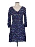 Unbranded 100% Polyester Floral Blue Casual Dress Size XXL (estimated) - photo 2