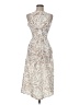 Unbranded 100% Polyester Paisley Ivory Cocktail Dress Size M - photo 1