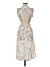 Unbranded 100% Polyester Paisley Ivory Cocktail Dress Size M - photo 2
