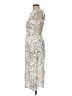 Unbranded 100% Polyester Paisley Ivory Cocktail Dress Size M - photo 5
