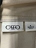 Cato Solid Ivory Formal Skirt Size 8 - photo 4